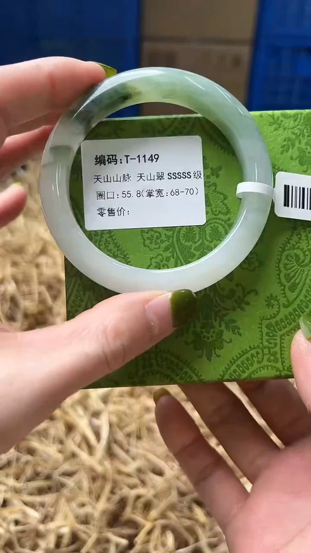 未镶嵌手镯石英质玉T1149