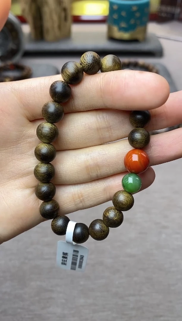 【闪购商品】沉香手串黄棋楠沉水08老料＋配饰设计