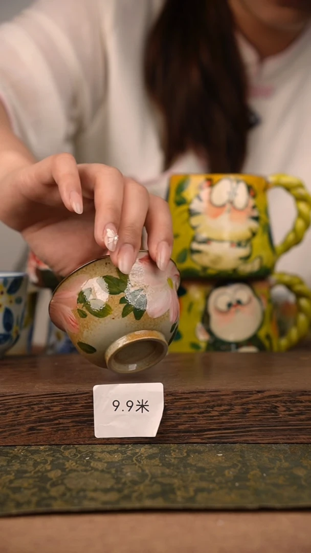 摆件泥垚手作 景德镇手工手绘器物