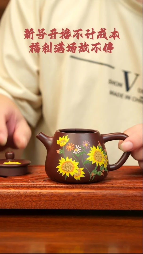 茶壶紫砂向阳而生