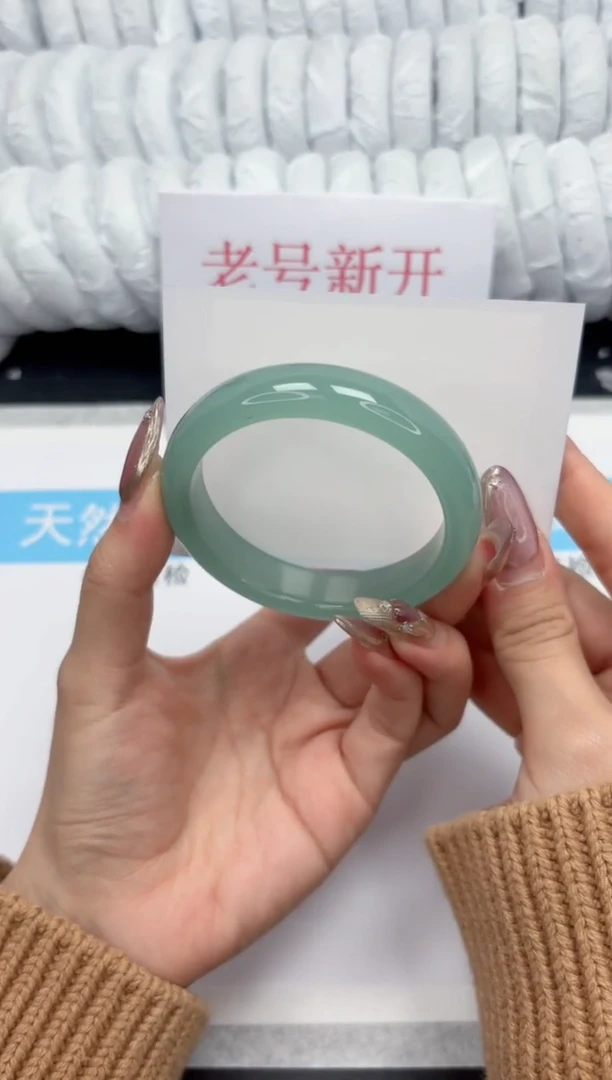 【闪购商品】石英质玉手镯未镶嵌65-天晴54.9