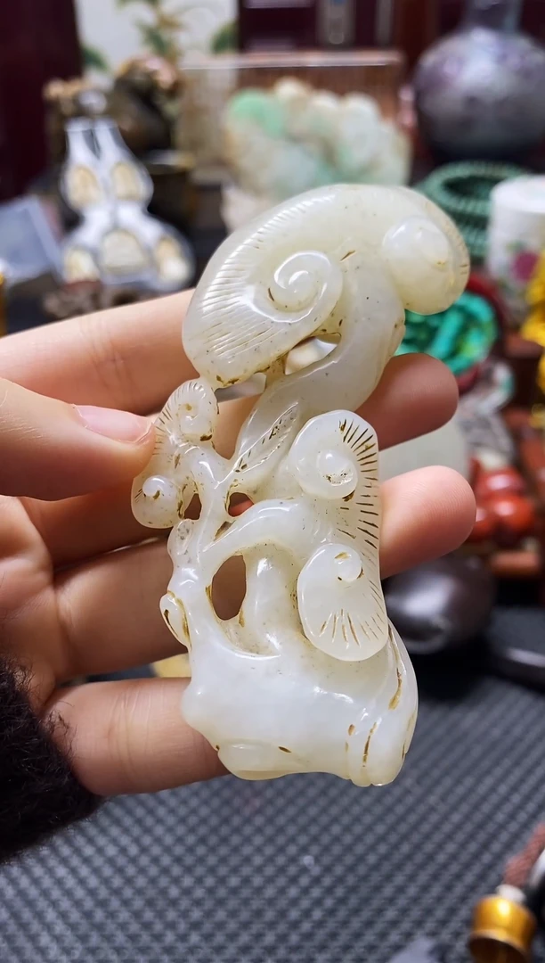 未镶嵌和田玉挂件如意