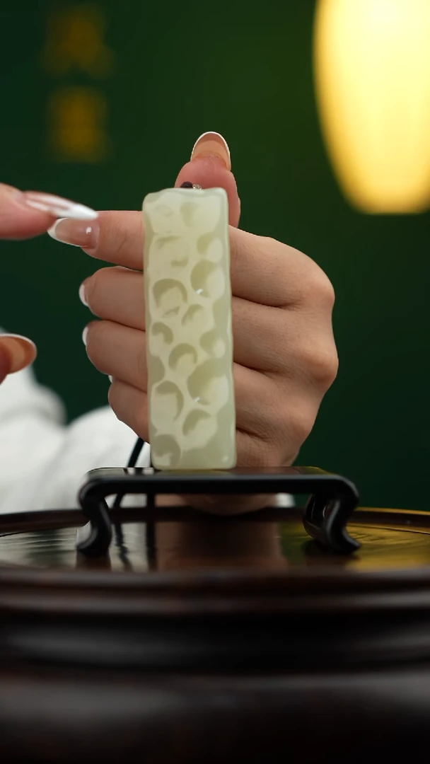 玉【小奶酪】天然玉石手把件