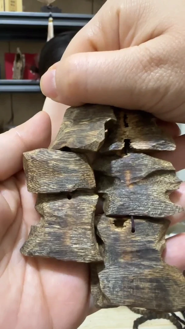 【闪购商品】沉香沉香木制品8号棋楠虫漏多样性发一条