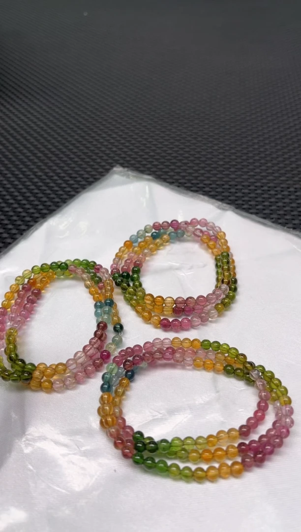 【闪购商品】碧玺多圈手串未镶嵌多样性发1件