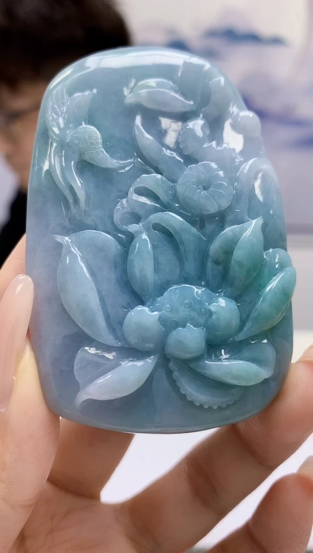 定制翡翠未镶嵌5159xx-毛货挂件53
