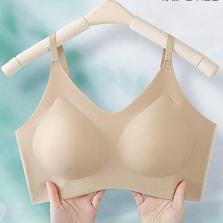 一片式全固定粉底液美背果冻条无痕内衣睡眠运动上托无痕舒适