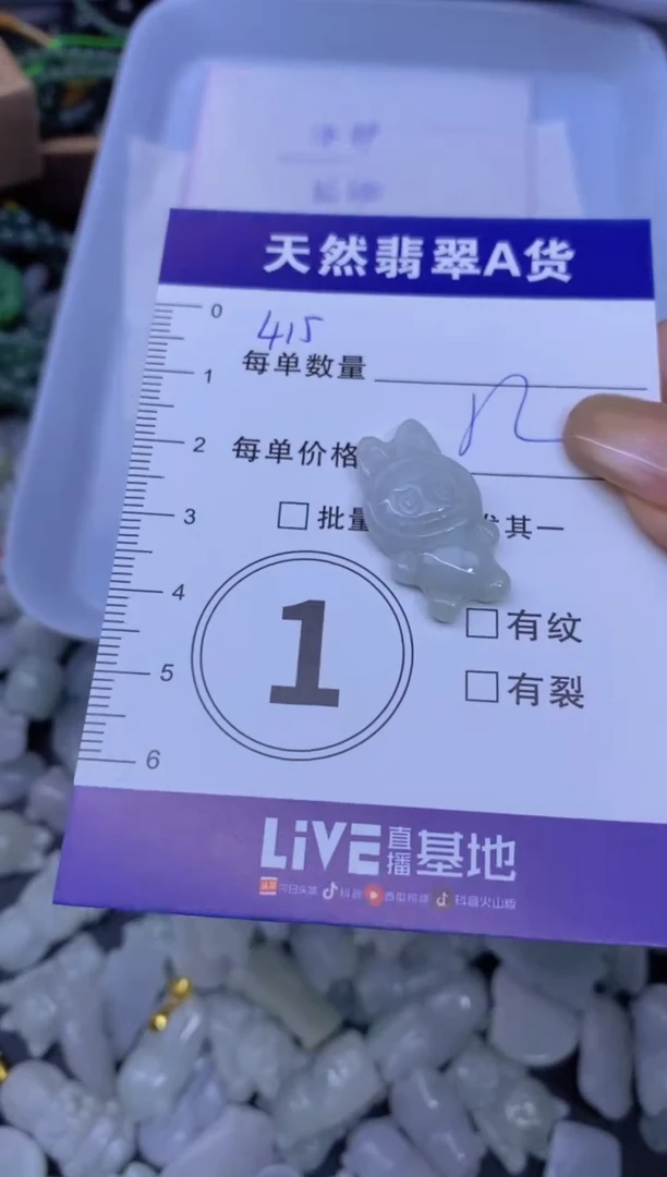 颈饰未镶嵌翡翠天然翡翠A货批量多样性发一件