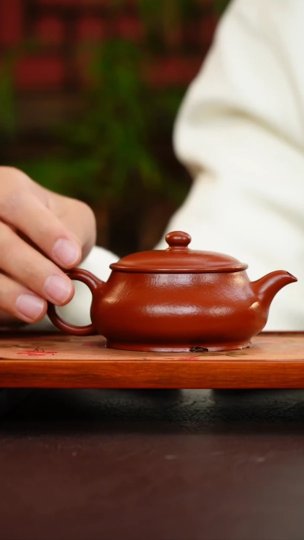 茶壶紫砂大红袍小明炉一壶一杯