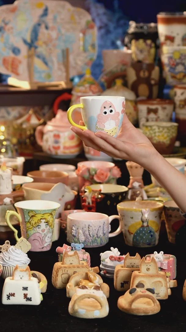 其他陶景德镇釉下彩手绘设计师款陶瓷