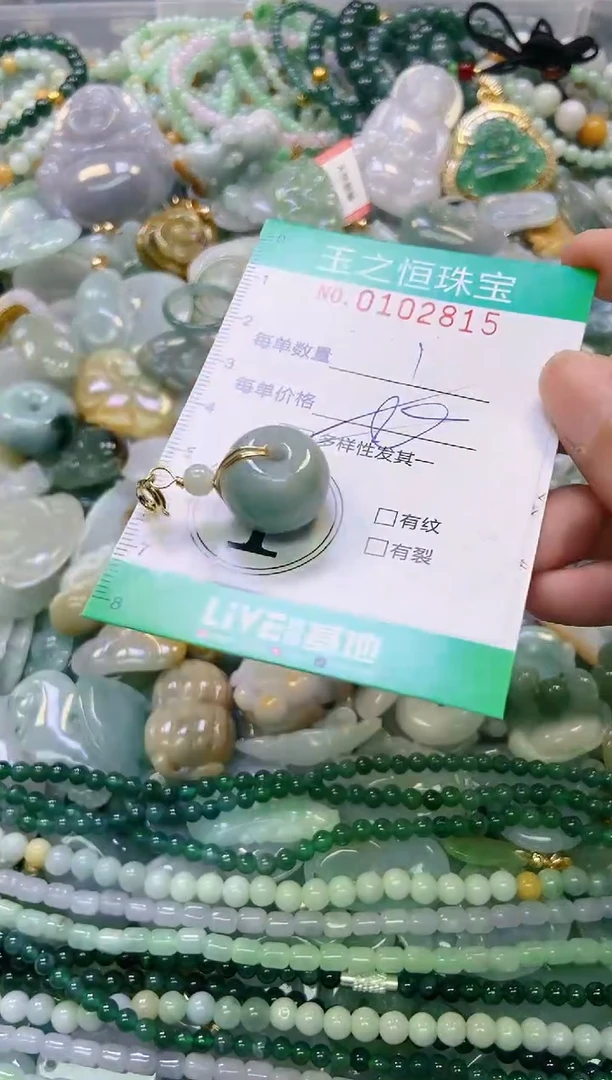 翡翠未镶嵌颈饰闪购0102815多样性发其一