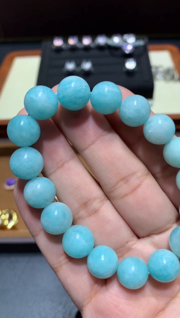 未镶嵌手链天河石P55【多样性发其一】