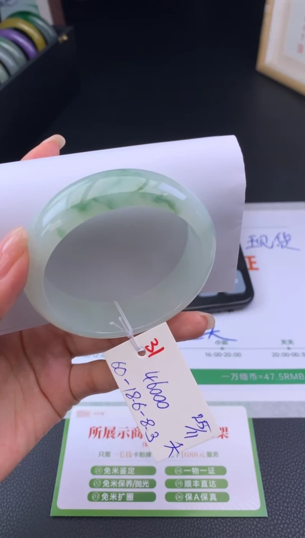 未镶嵌手镯翡翠假一赔三   手镯