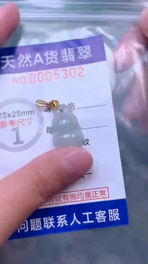 吊坠(赠链)未镶嵌翡翠1
