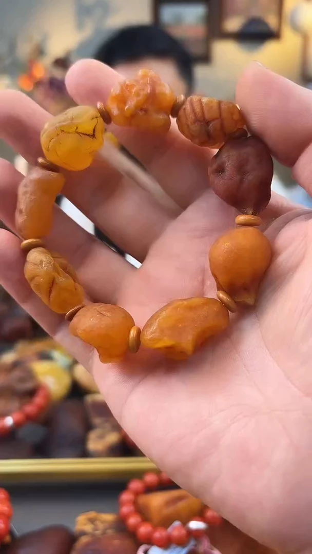 未镶嵌琥珀手串手串