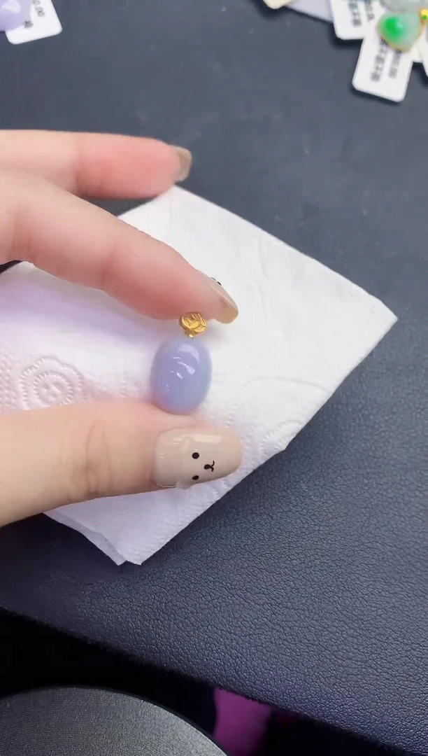 颈饰未镶嵌翡翠缅甸天然翡翠A货