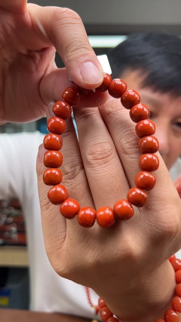 未镶嵌珠串南红玛瑙C5川料大凉山10mm+