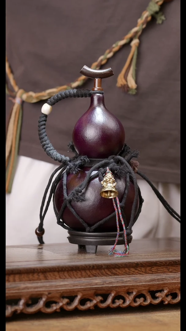 63号精品天然大漆酒葫芦一物一拍~