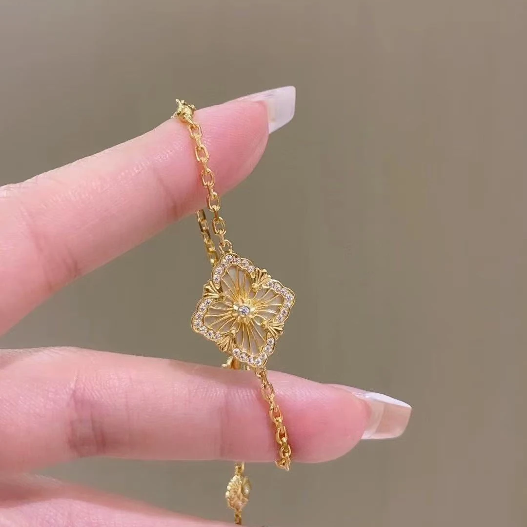 铜合金贝壳手链 不切拉白色单花手链 211