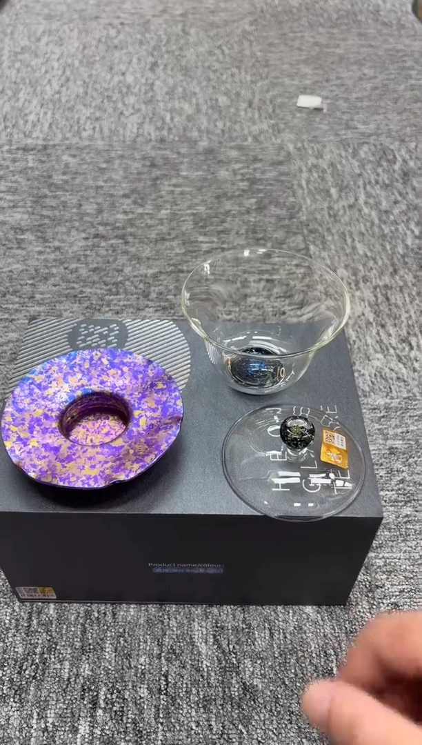 禾器-斑斓曜辰盖碗-星云紫