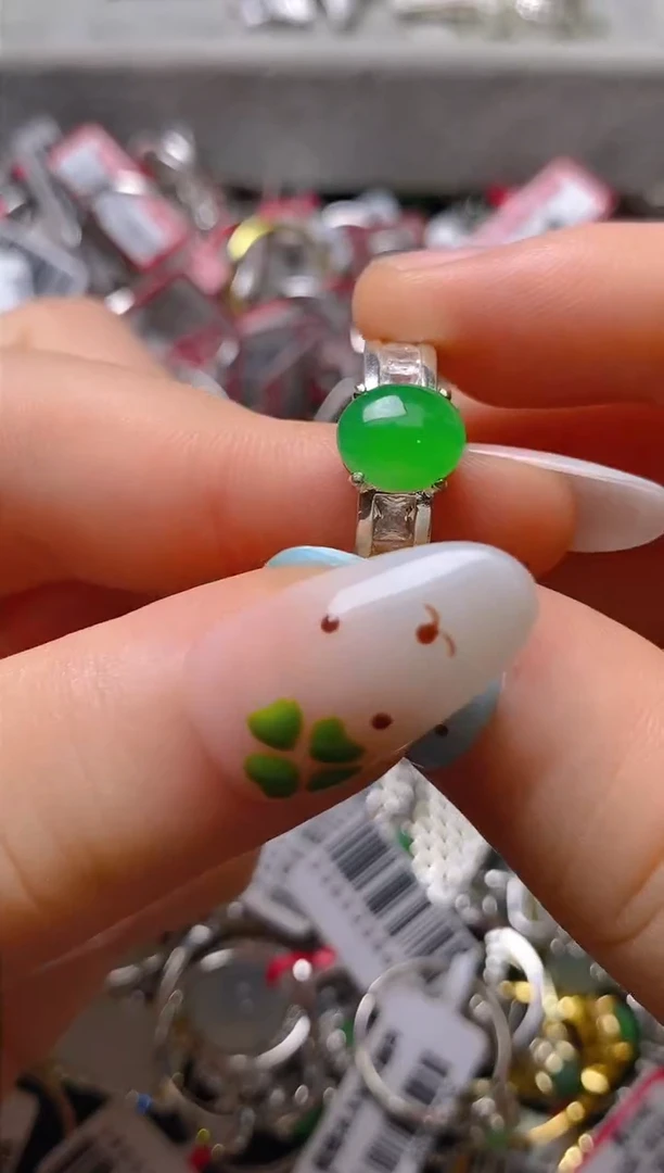 未镶嵌戒指翡翠铜托