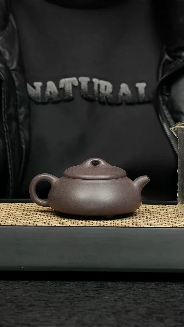 茶壶紫砂五堂 矮石瓢—光