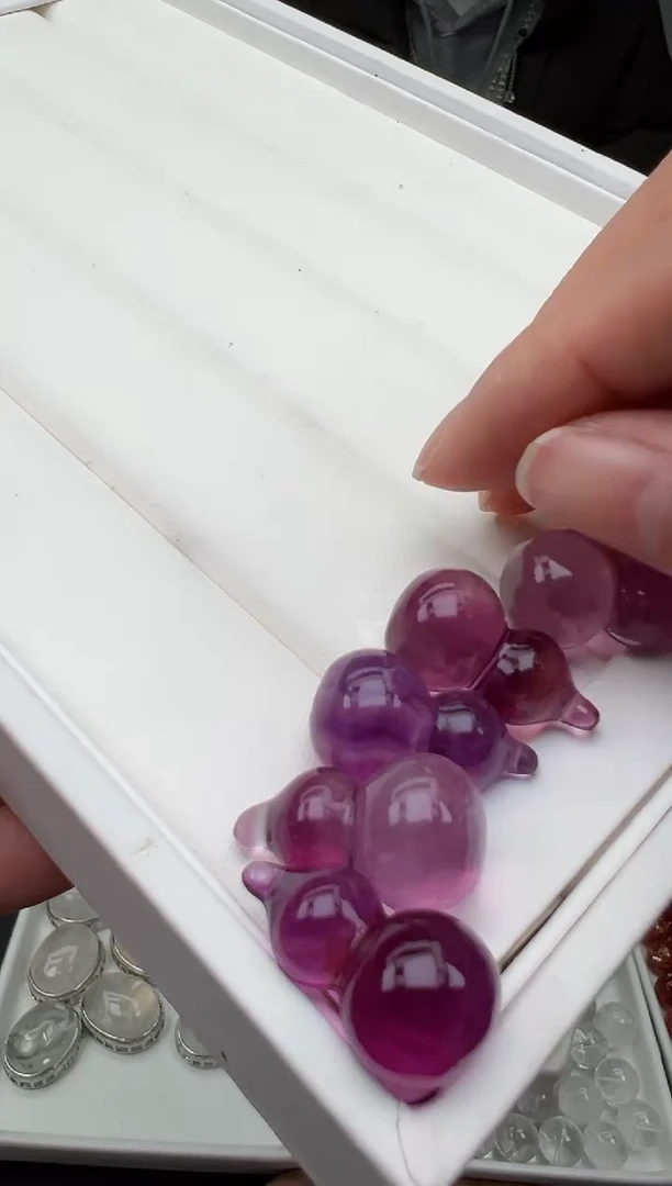 【闪购商品】萤石颈饰未镶嵌96a多样性发其一/1.17/1个