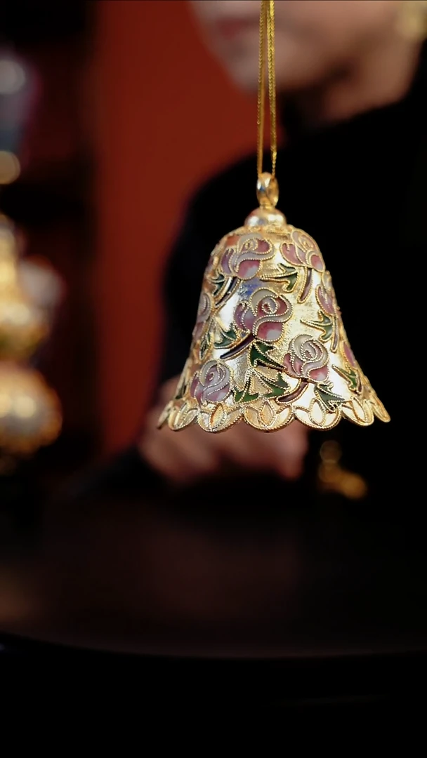 花边响铃 非遗珐琅景泰蓝