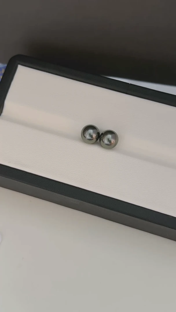 未镶嵌海水珍珠裸珠大溪地裸珠 9-10mm