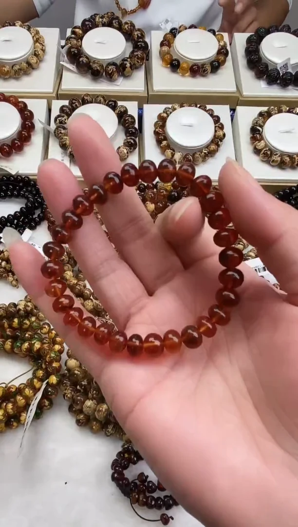 手链琥珀未镶嵌8琥珀