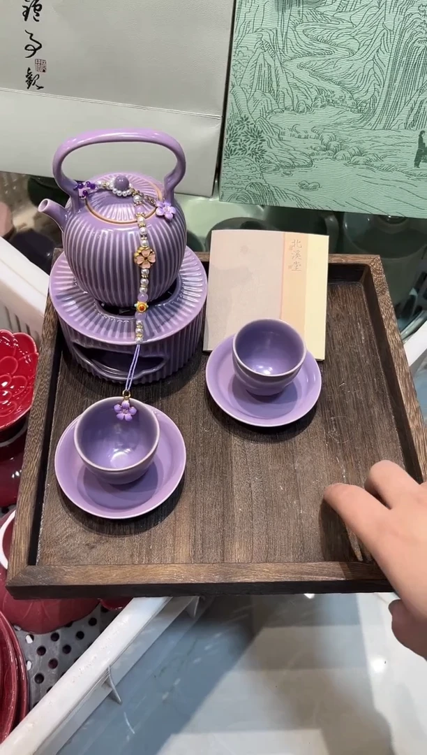 瓷片围炉煮茶套装 附礼盒礼袋（无托盘）