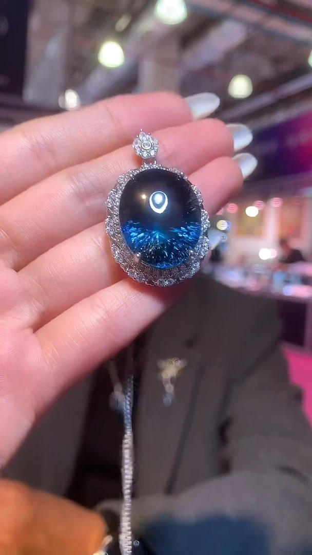 颈饰银S925镶嵌托帕石【宝石世家严选】