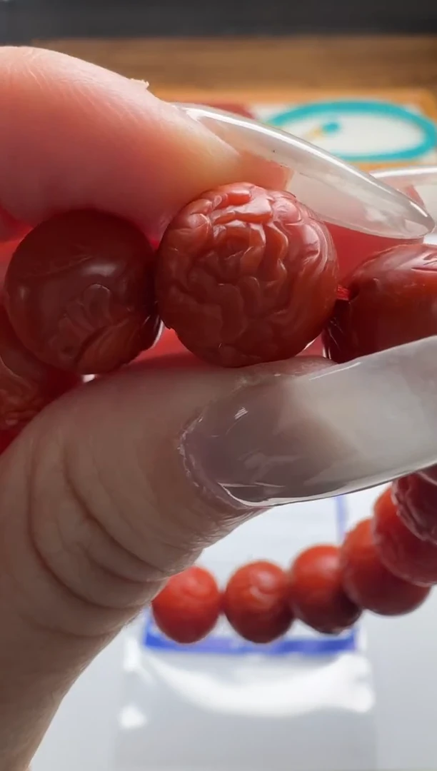 18K金镶嵌手串手串南红玛瑙包*～手串手串