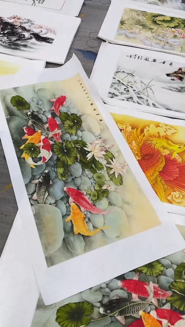 真人名画手工制作