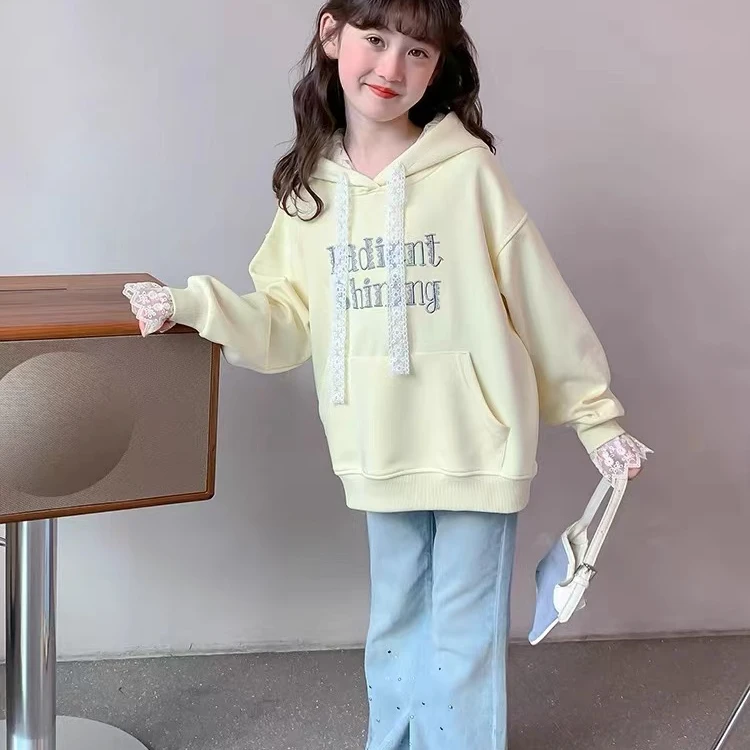 女童连帽春秋款卫衣549