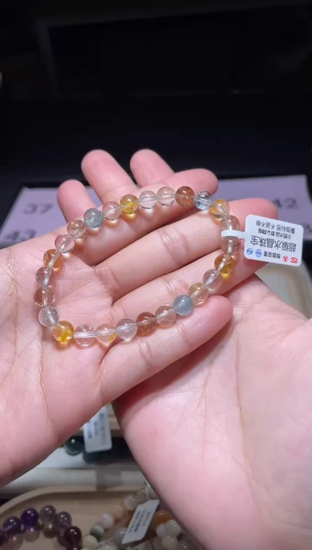 【闪购商品】托帕石手链未镶嵌37号两条多样性发货一E 7+