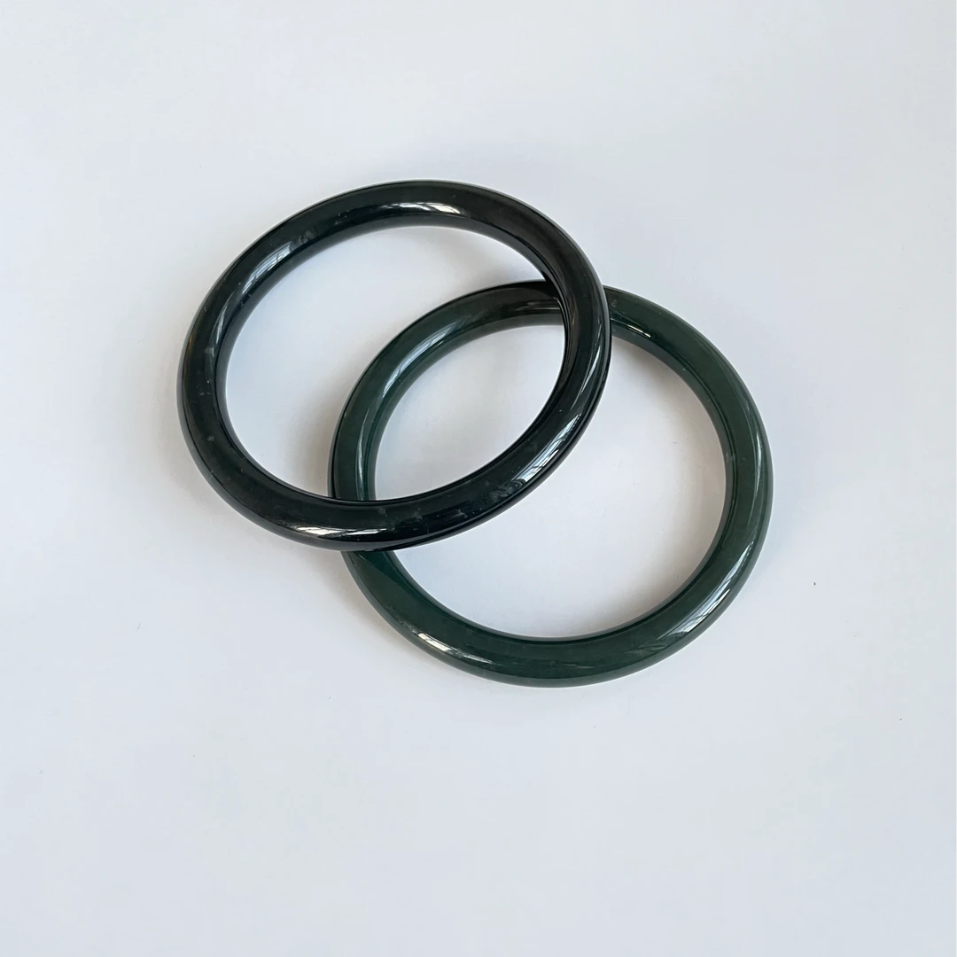 【和田 青玉 叮当镯】【圈口自行备注】