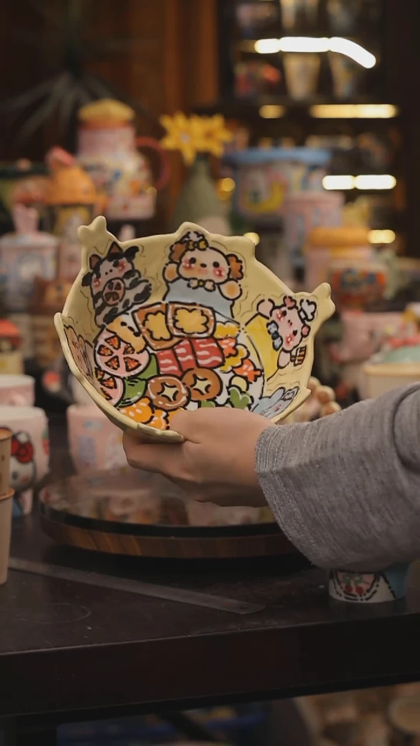 景德镇釉下彩绘设计师款式陶瓷