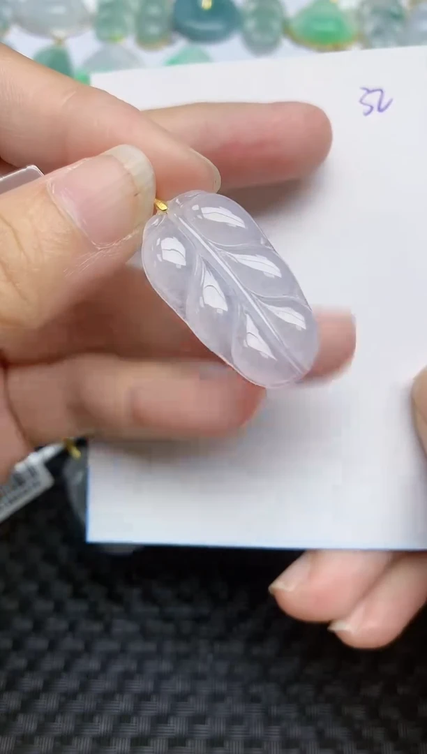 翡翠银S925镶嵌颈饰天然A货翡翠 32