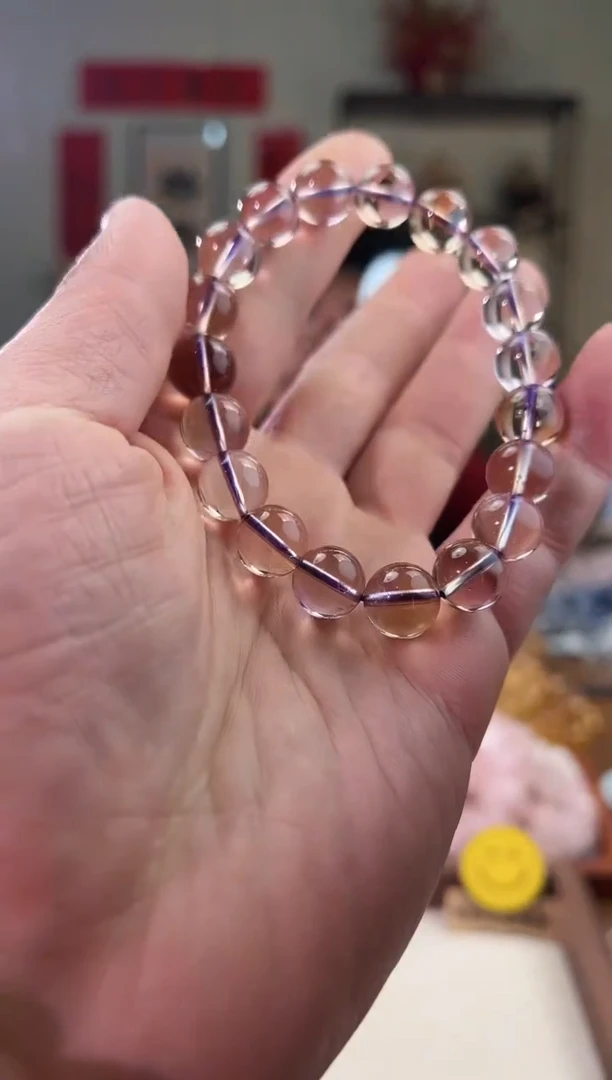 【闪购商品】水晶手串未镶嵌11mm紫黄晶手串