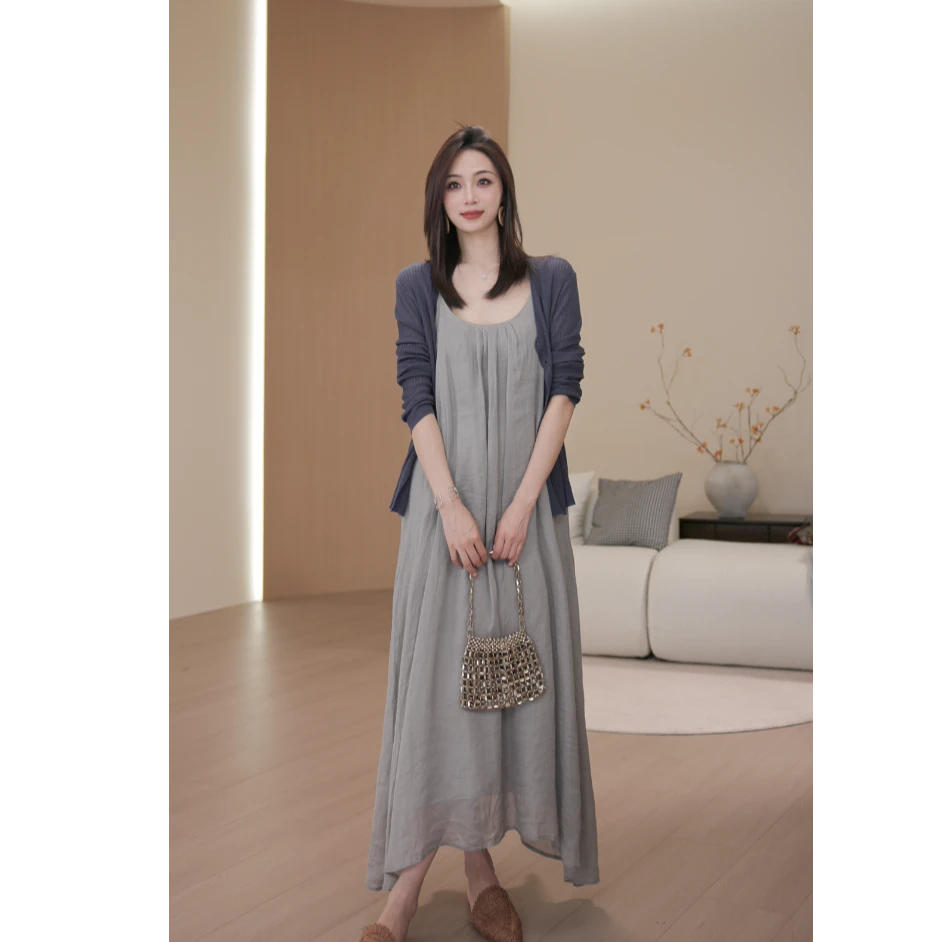 女装上衣V领防晒针织开衫外搭薄款罩衫空调衫女LY221