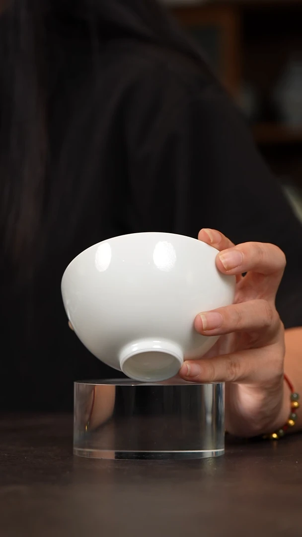 白胎手工大鸡心杯