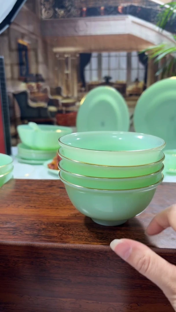 【闪购商品】....4.5英寸玉瓷碗4个口径11.5厘米