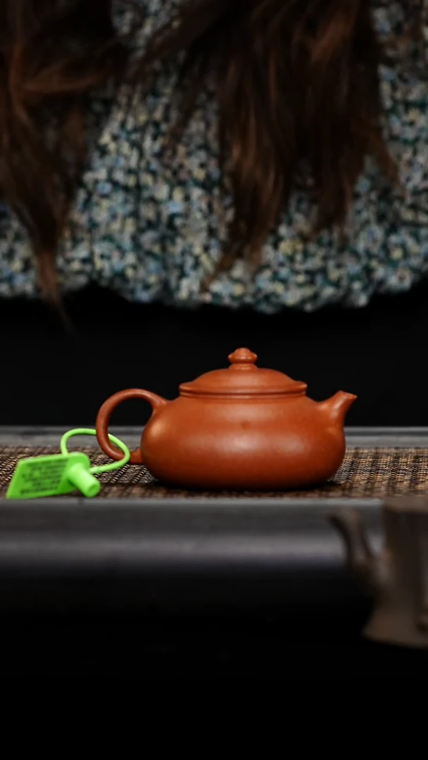 茶壶紫砂寒江（光素）160CC