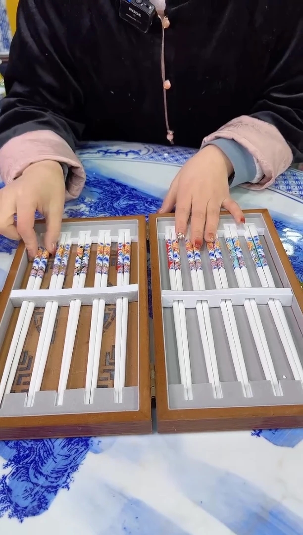 【闪购商品】陶瓷筷子十双筷子景德镇陶瓷