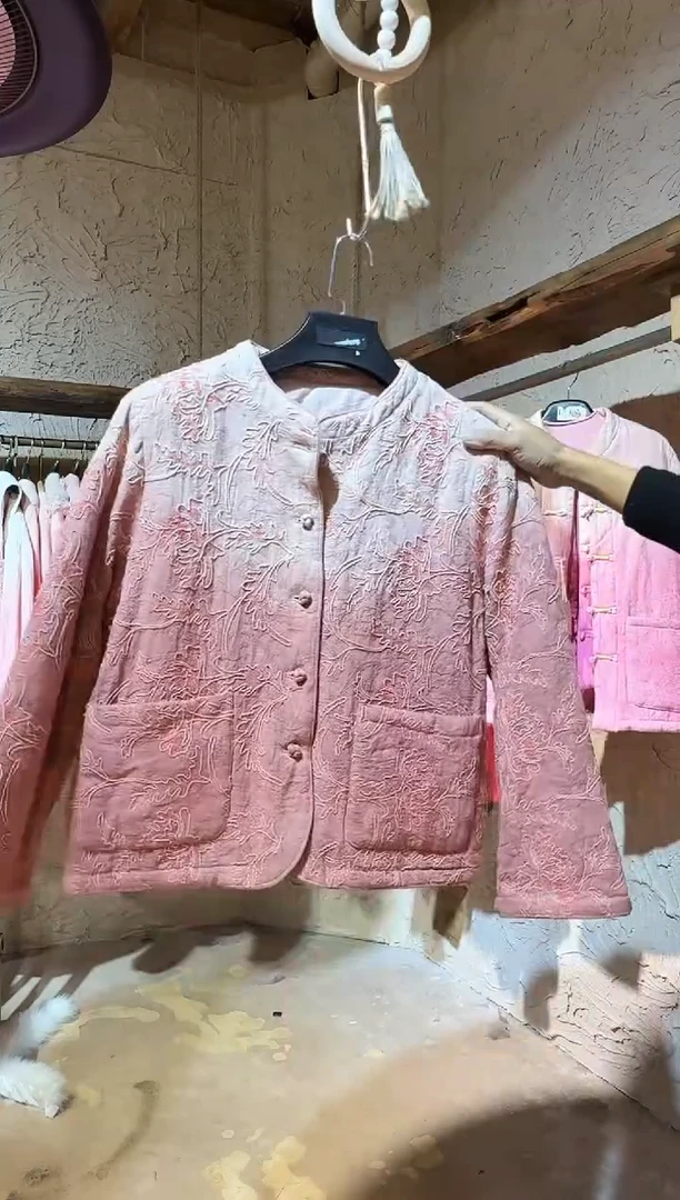 薯莨植物染棉服藤曼