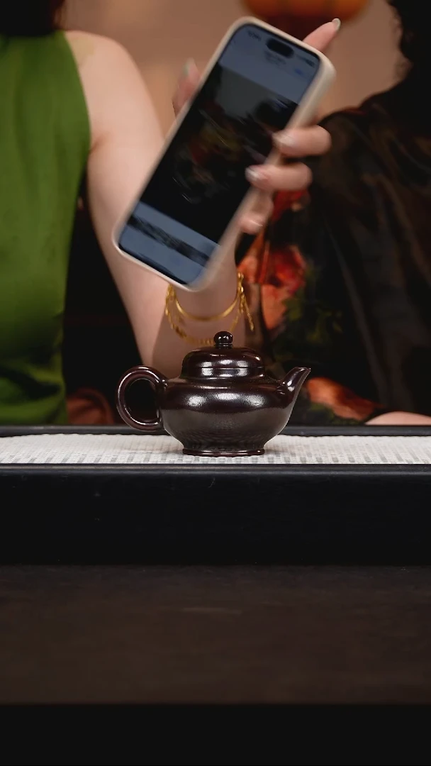 茶壶紫砂YLX9华颖古乌泥200CC