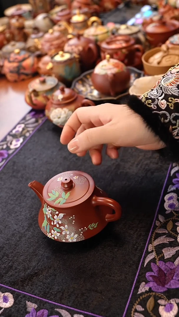 茶壶紫砂朱泥柱础