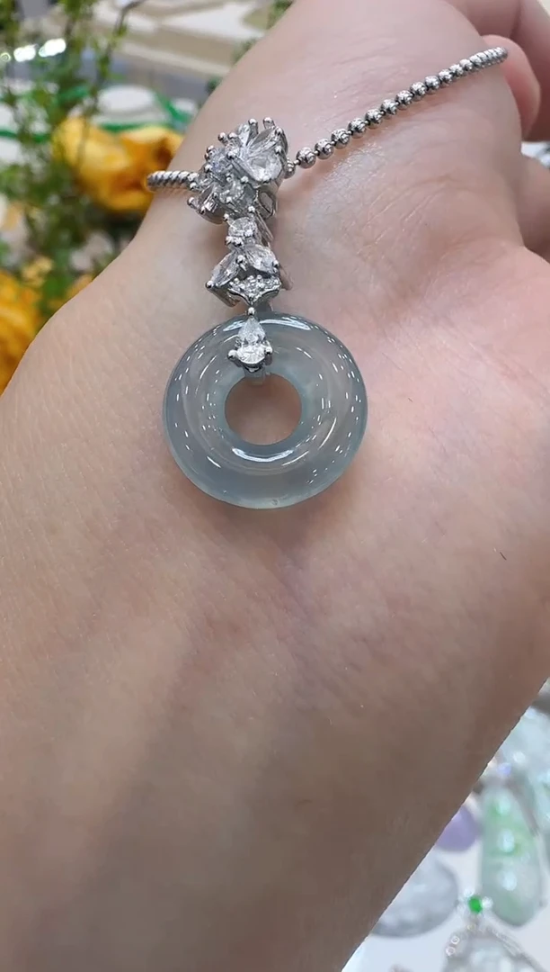 【闪购商品】翡翠吊坠(不含链)银S925镶嵌多样性团购发一件