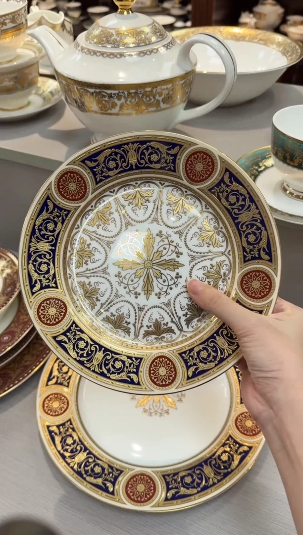 瓷片8英寸平盘 1个